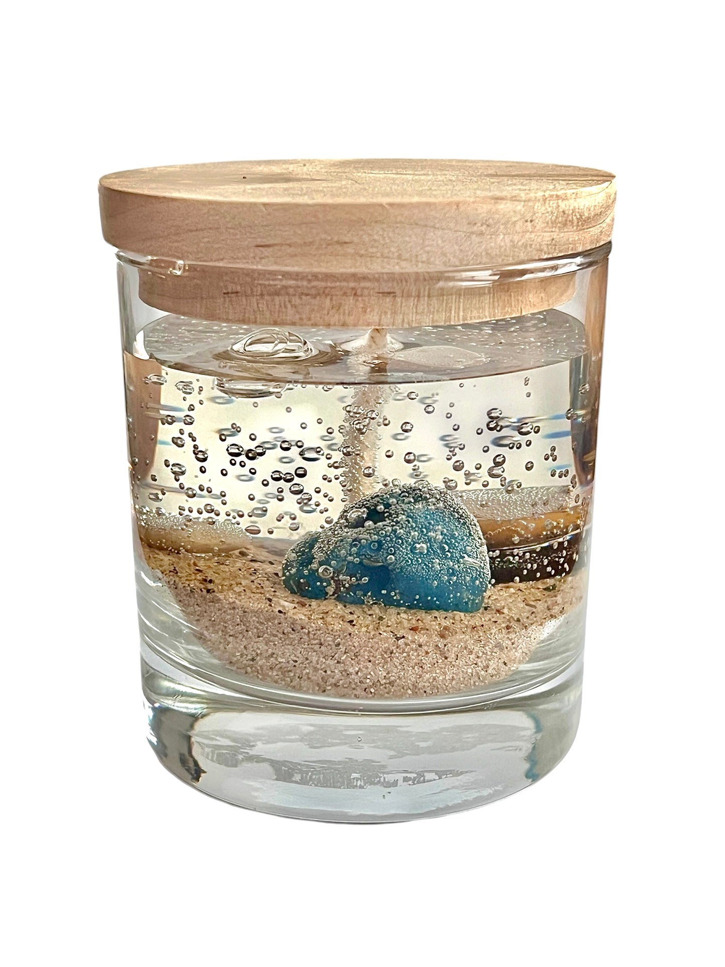 2 pack Rocks Glass Candle