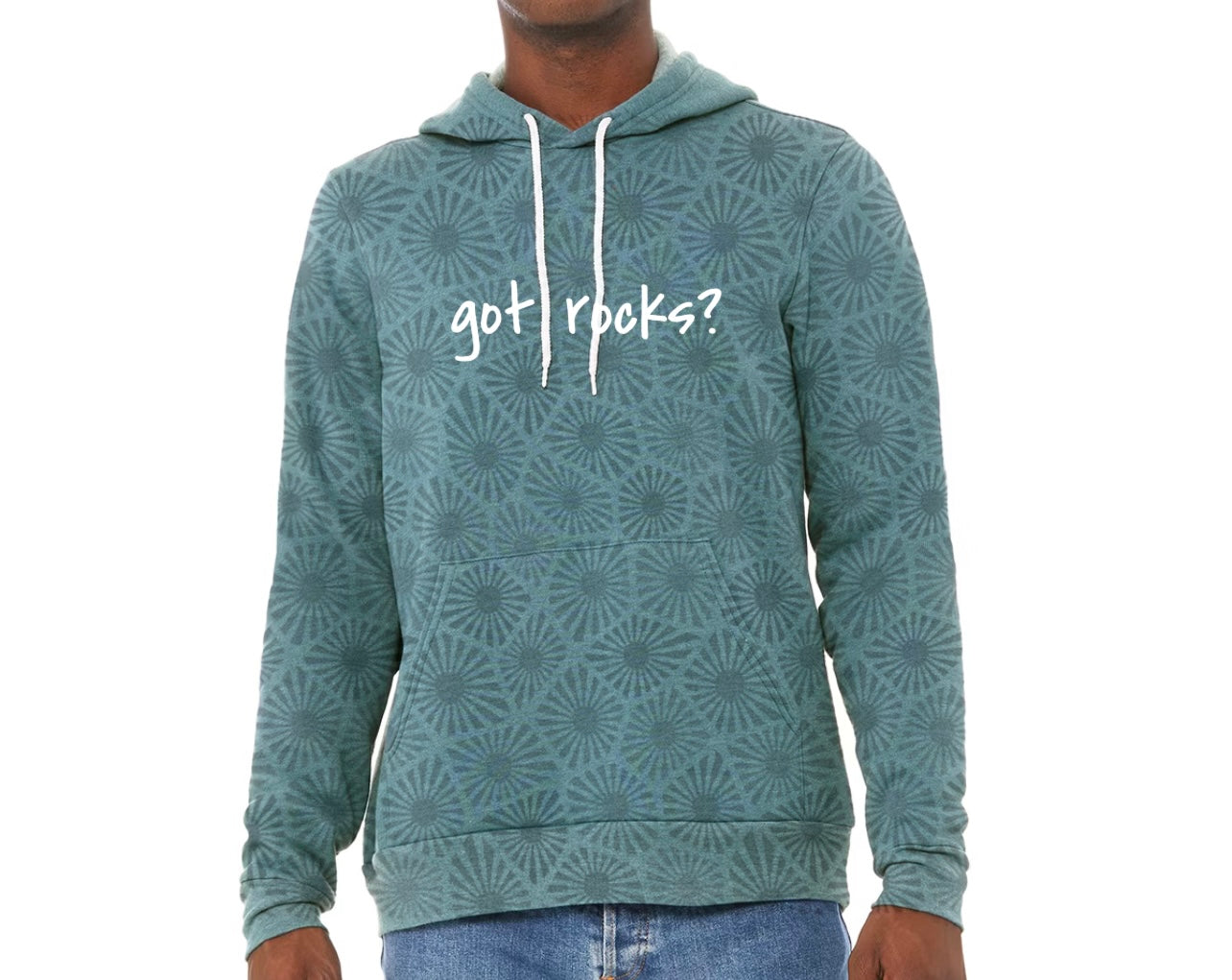 Got Rocks? Petoskey Stone pattern hoodie